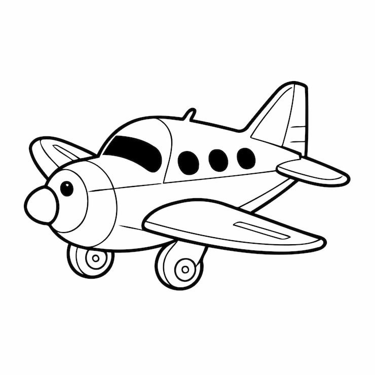 Adorable Airplane Children Page 925324 8978