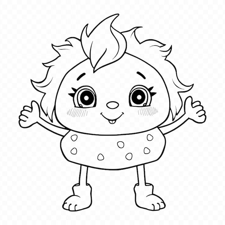Adorable Cartoon Cave Baby Drawing Coloring Book 1364552 1679