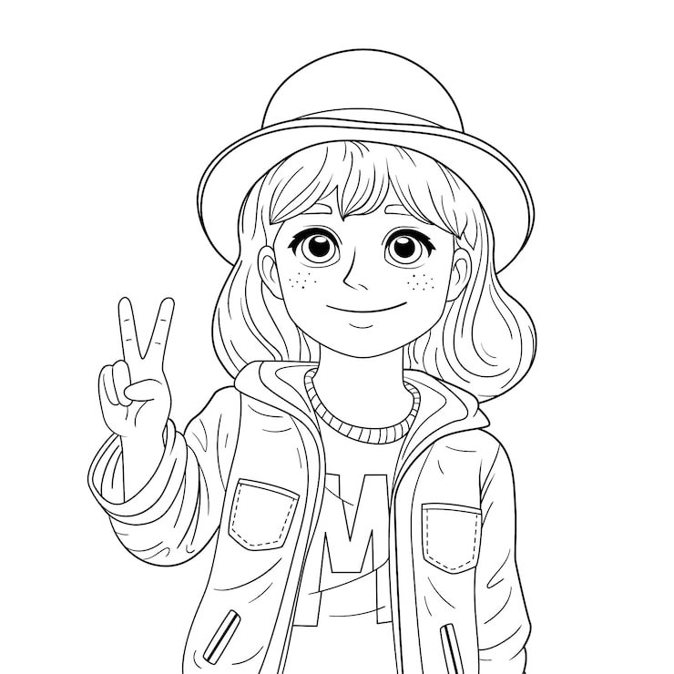 Anime Coloring Pages Illustration 23 2151307403