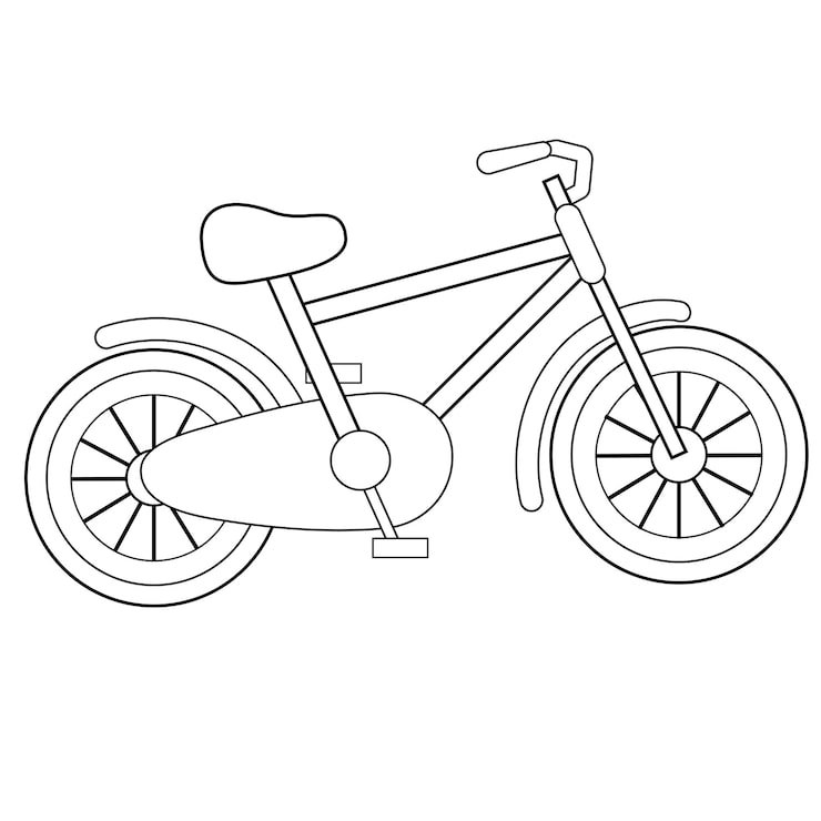 Bicycle Outline Bicycle Icon Vector 680802 1316