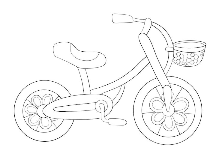 Bicycle Transport Adults Children Leisure Activities Sports Vector Illustration 653309 42
