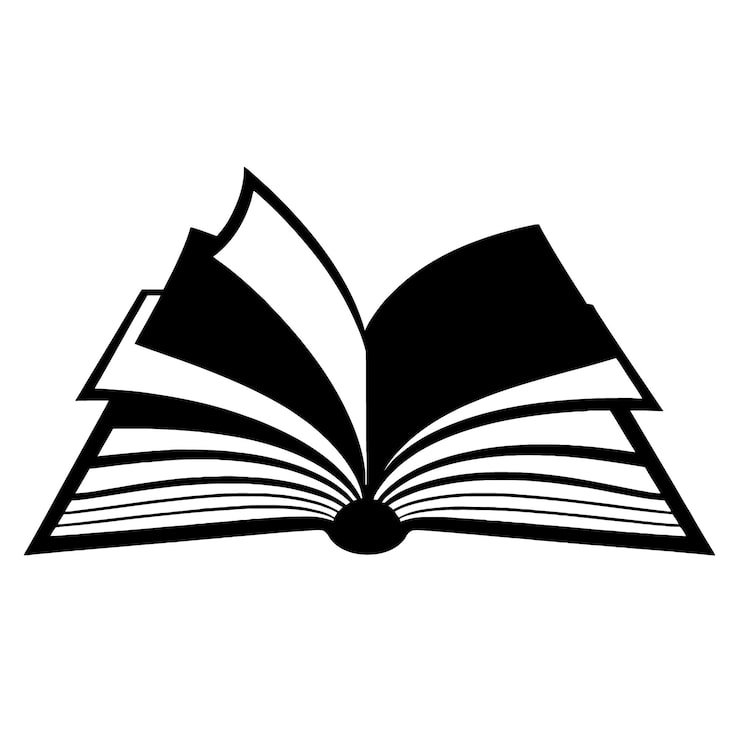 Black White Drawing Book With Page That Says Book 1166600 850