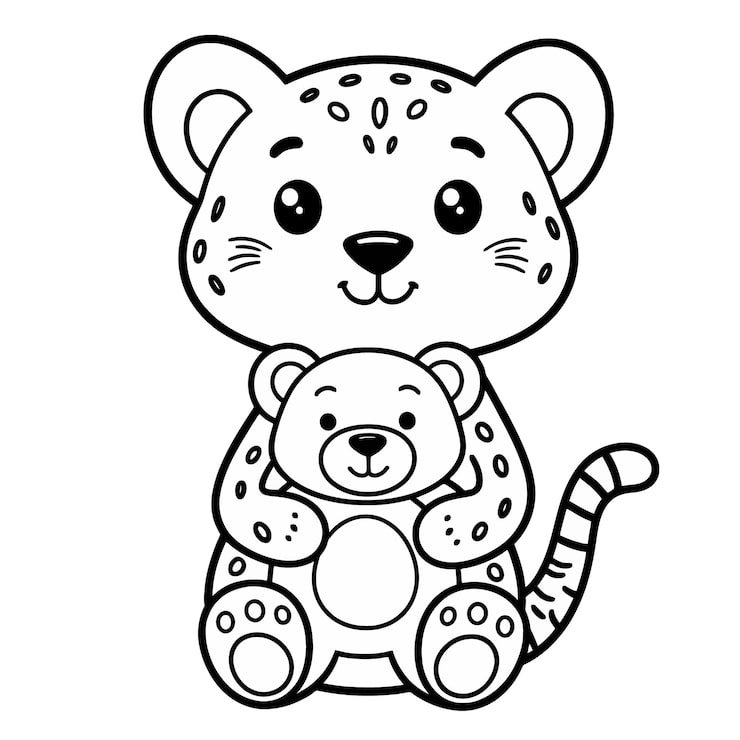Black White Drawing Cat Tiger 1166600 1002