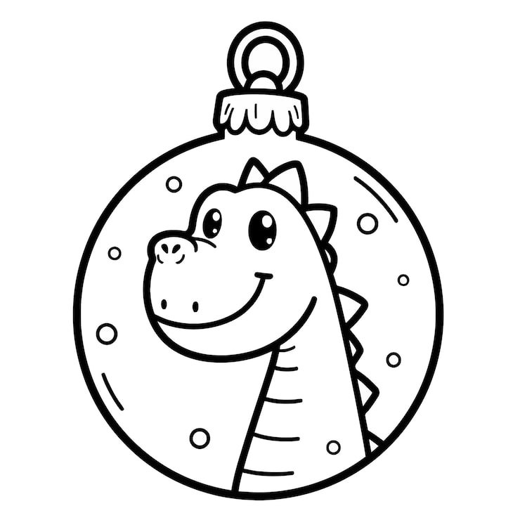 Black White Drawing Dragon Dragon Dragon Ornament 1166600 855