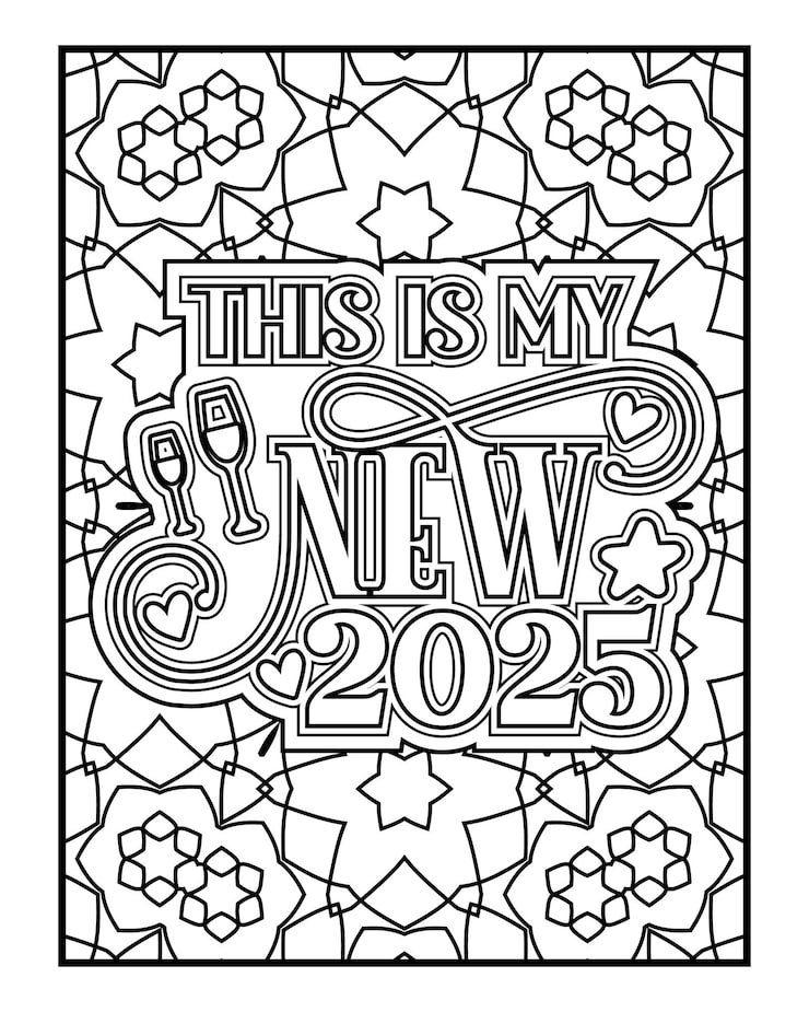 Black White Photo Picture That Says This Year 210025 2455