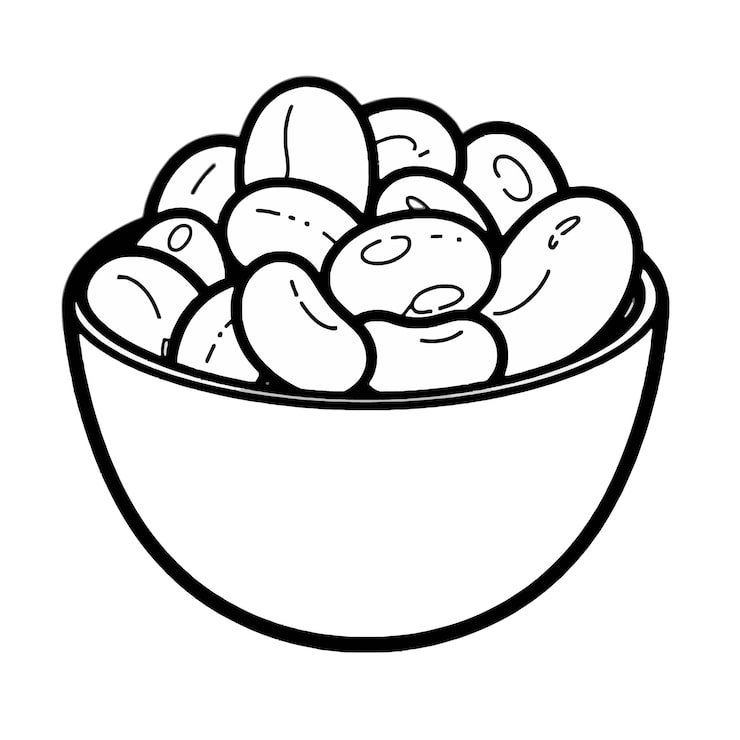 Bowl Peanuts With Face Side 1166600 1006
