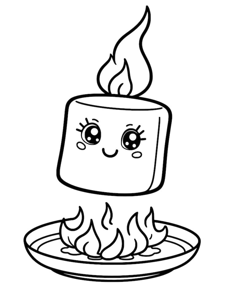 Candle With Face It That Says Eyes It 1166600 914