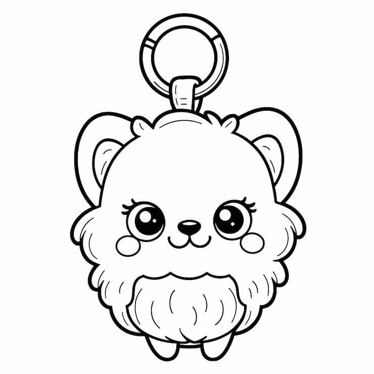 Cartoon Drawing Cute Little Animal With Bell It 1166600 882