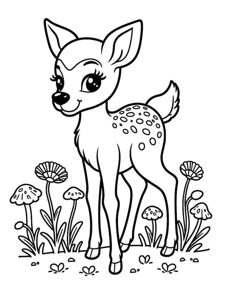 Cartoon Drawing Deer With Words Giraffe It 1166600 767