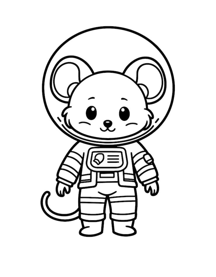 Cartoon Drawing Mouse With Number 9 It 1166600 839