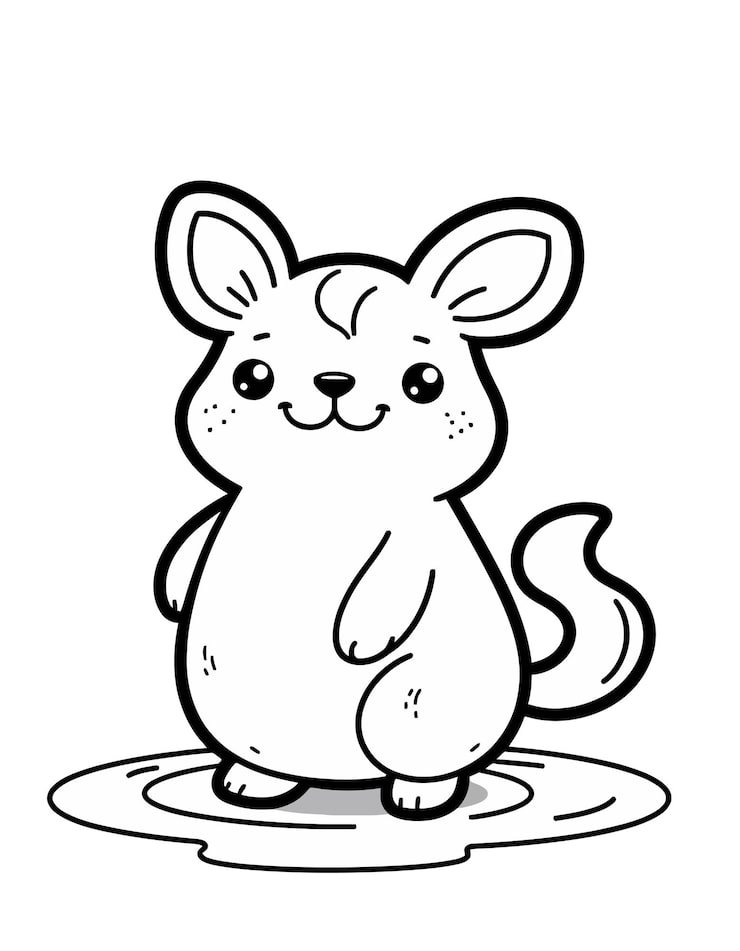 Cartoon Drawing Squirrel With Tail That Says Tail 1166600 1065