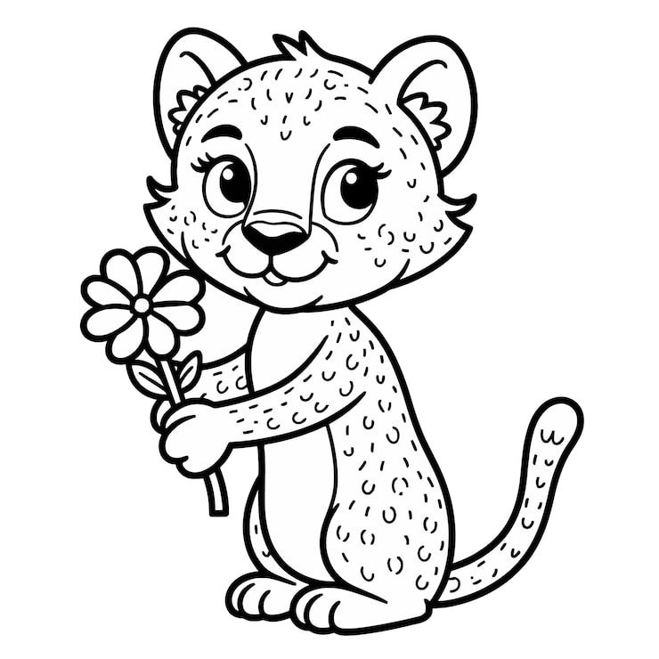 Cat With Flower Its Mouth 1166600 1108