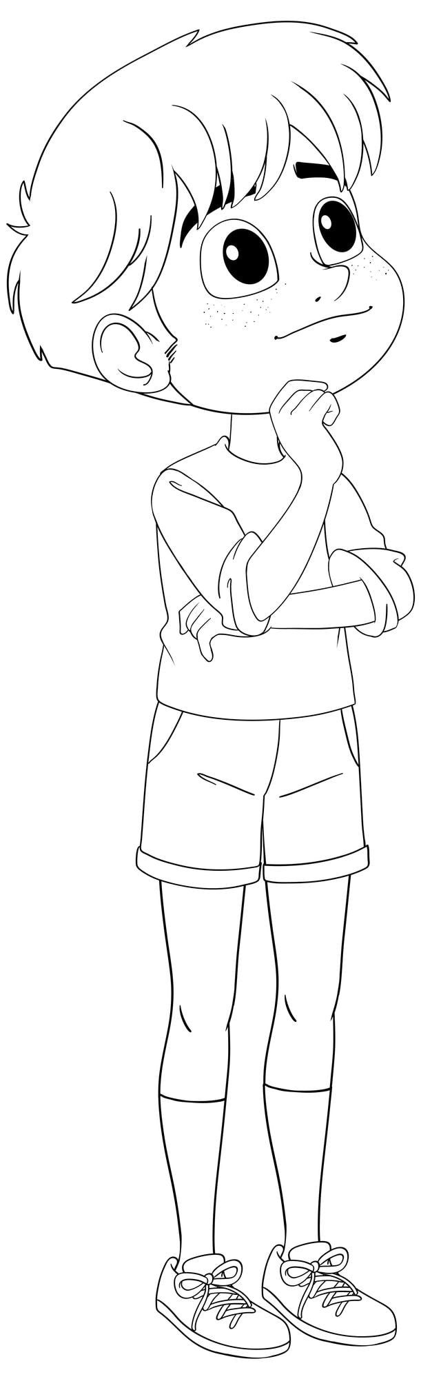 Curious Child Contemplating Question 1308 162287