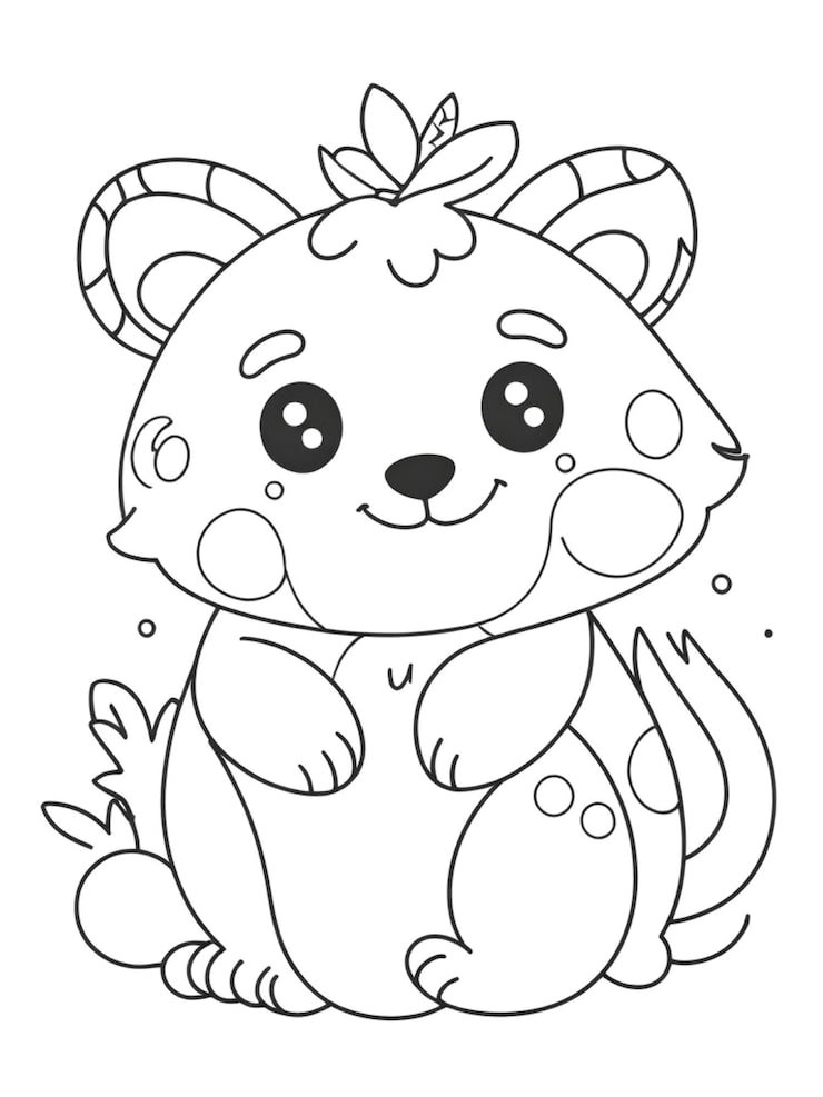 Cute Animal Coloring Page 639151 2399