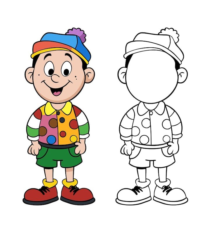 Cute Cartoon Boy Illustration 1283348 110158