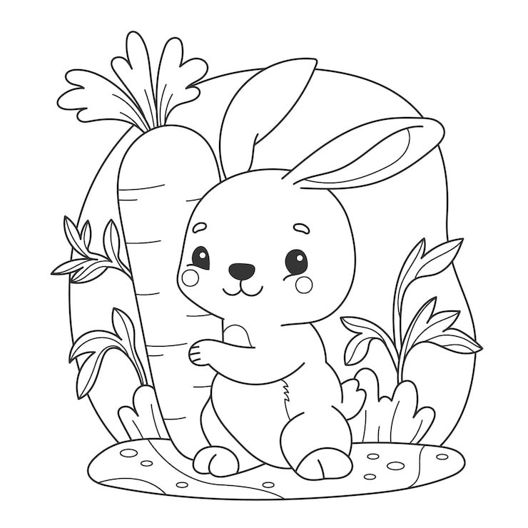Cute Coloring Book With Bunny 23 2150071414