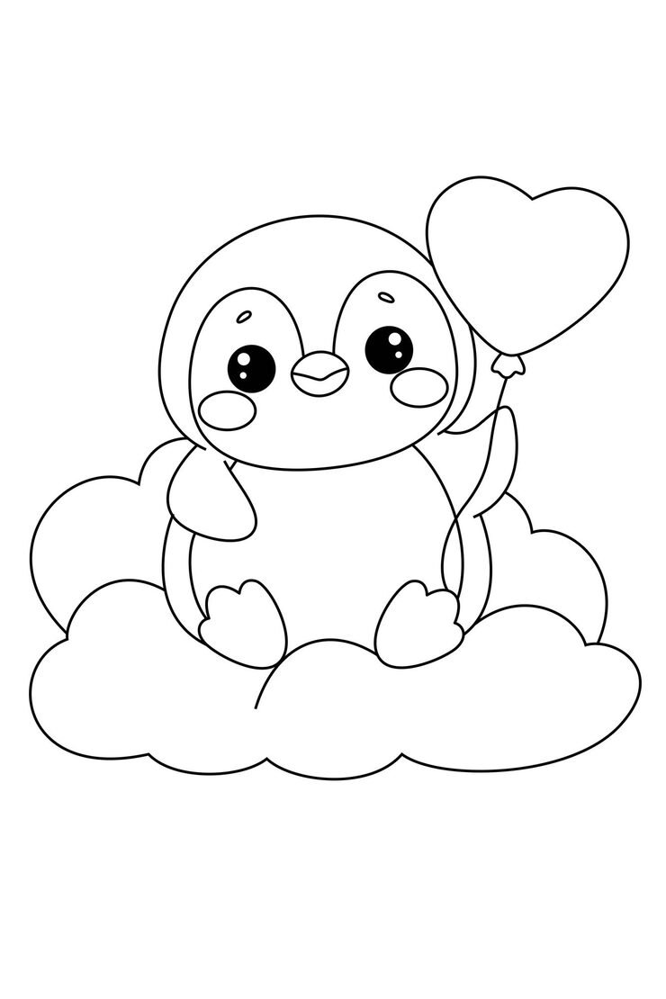Cute Penguin Squishmallow Coloring Page 942736 2028