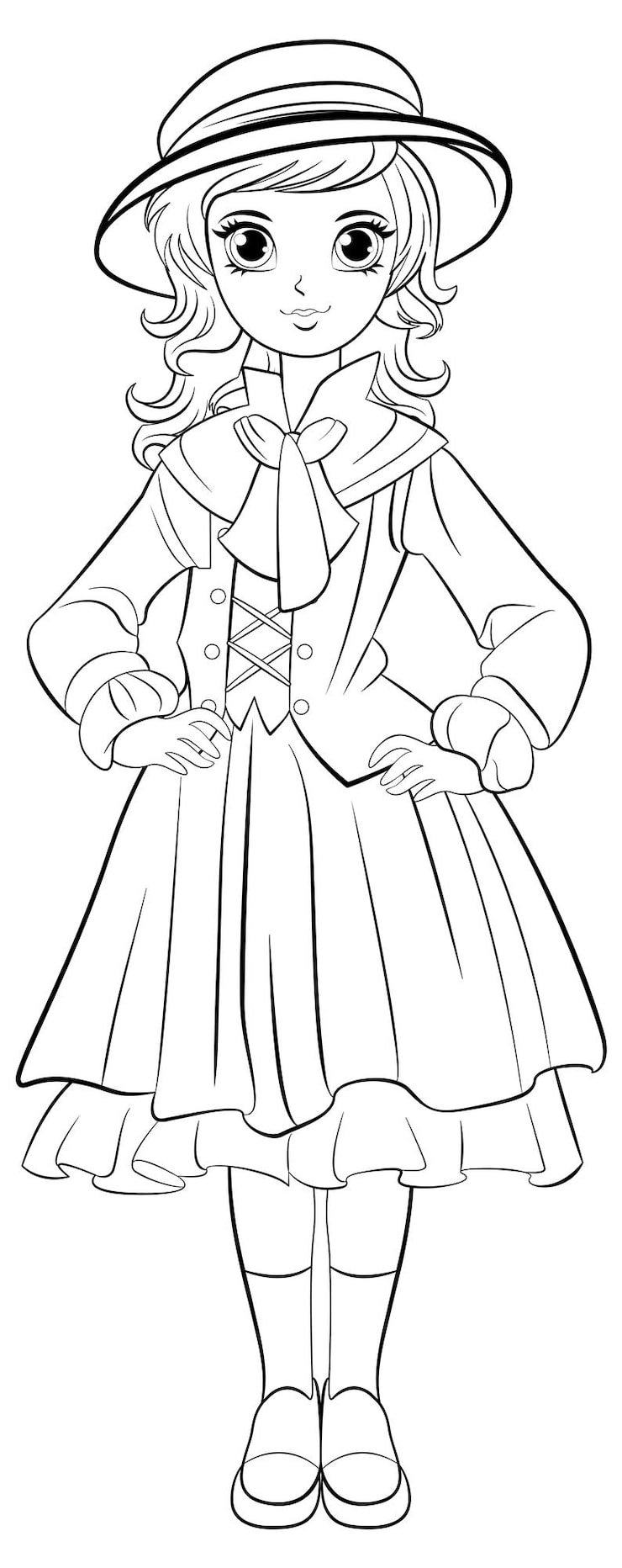 Cute Woman Vintage Outfit 1308 154294