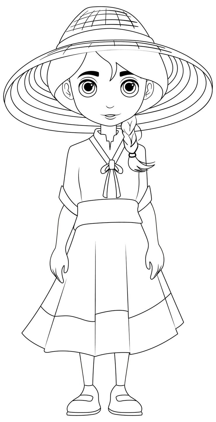 Cute Woman Wearing Asian Dress 1308 154131