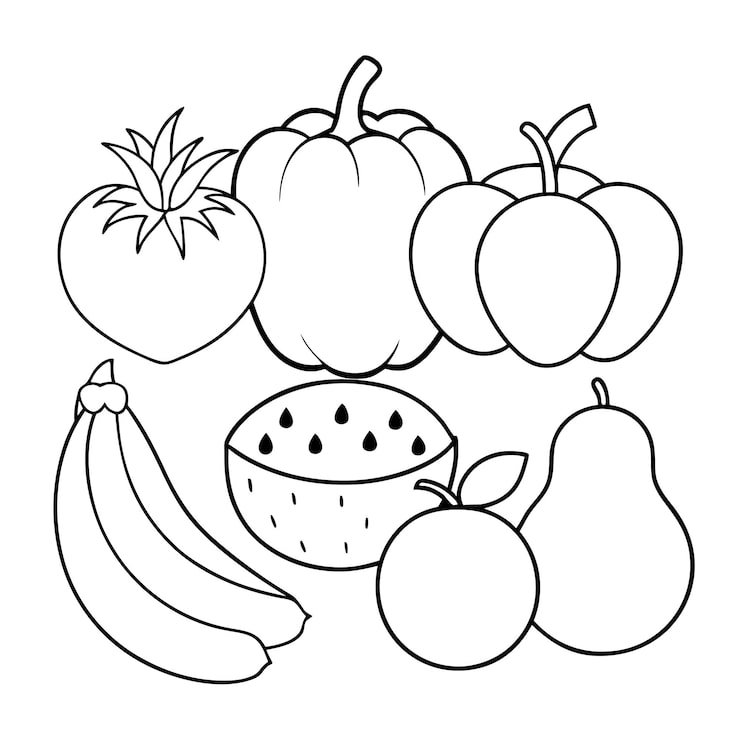 Drawing Banana Melon Bananas 1299084 4265