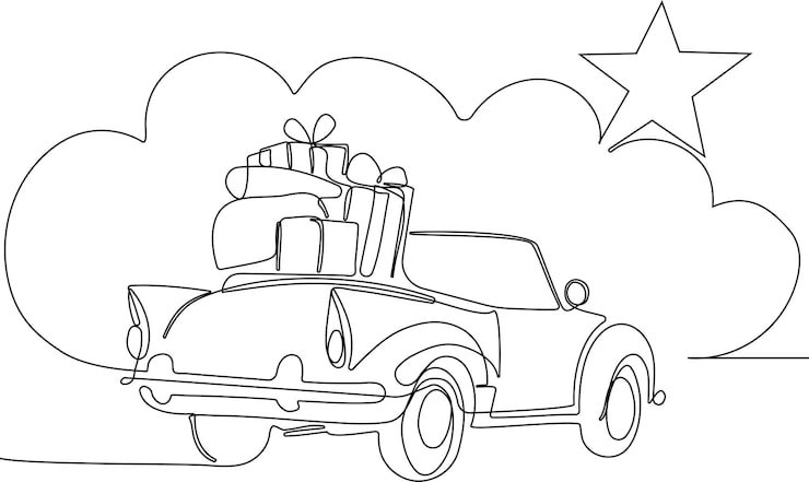 Drawing Car With Star It 399963 52953