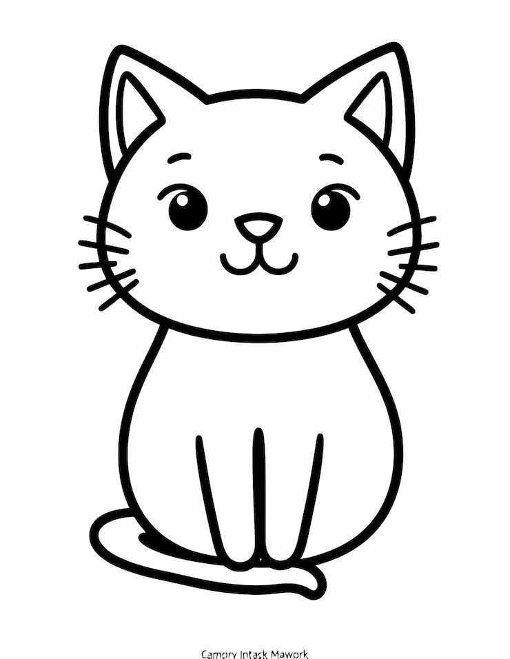 Drawing Cat That Has Face That Says Name It 1166600 843