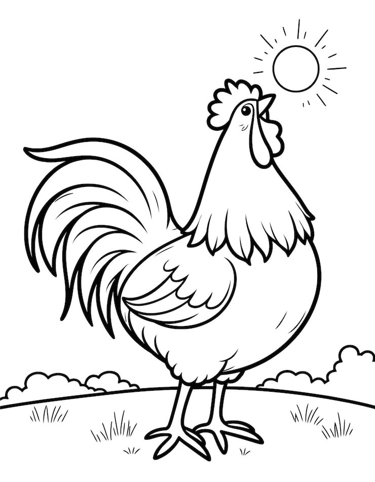 Drawing Chicken With Sun It 1166600 1188