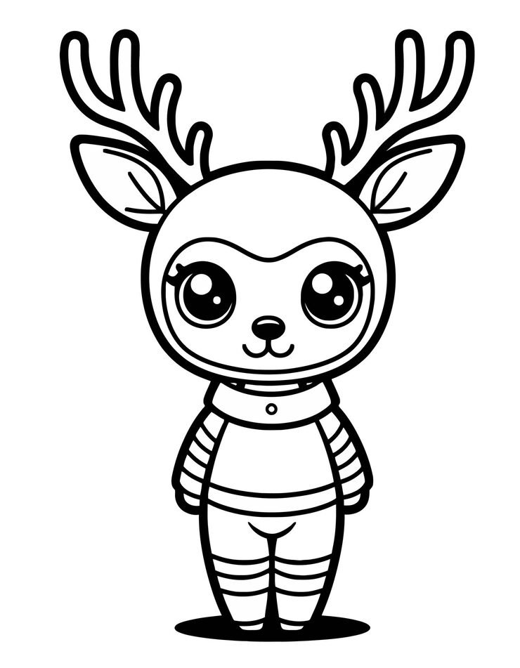 Drawing Deer With Horns It 1166600 1161