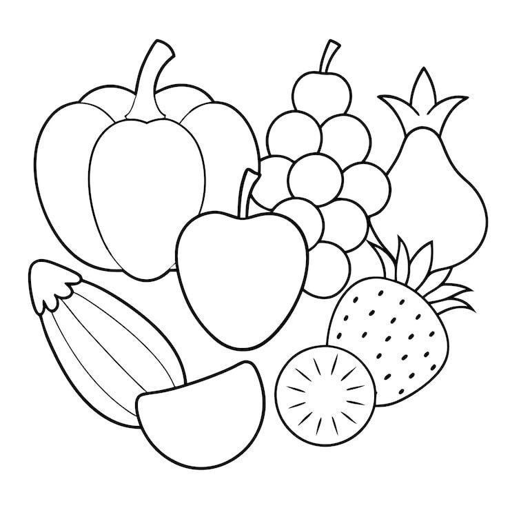 Drawing Fruit With Heart Drawn It 1299084 4229