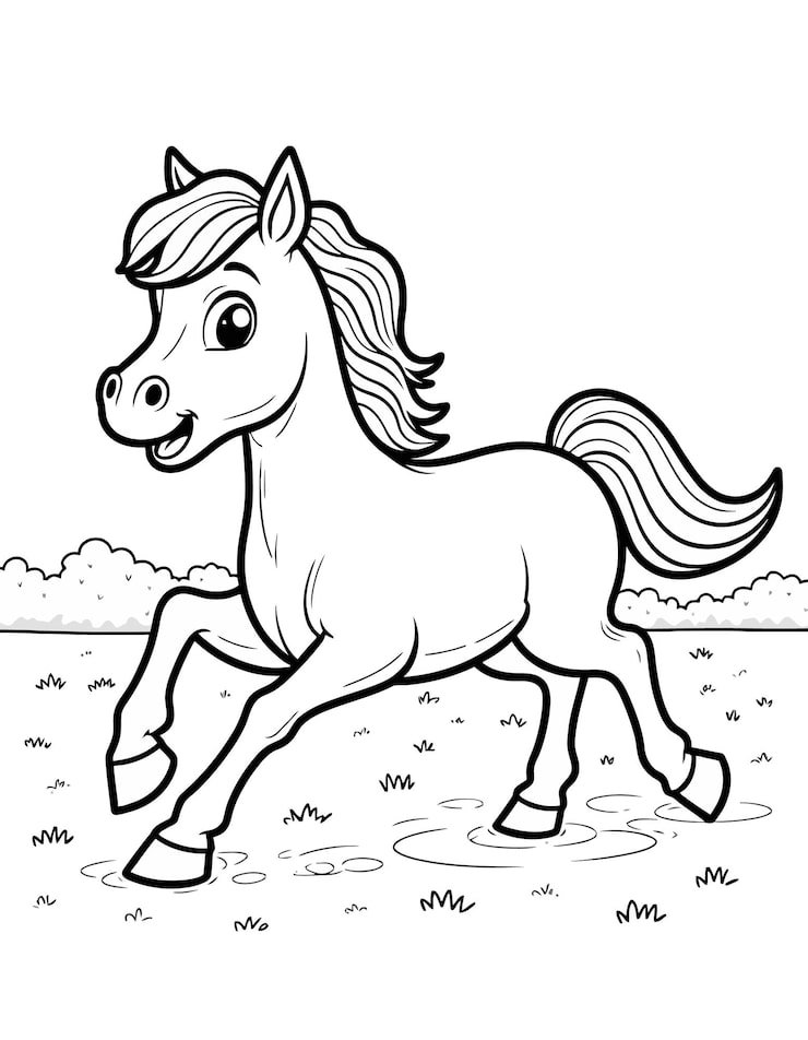 Drawing Horse With Horse It 1166600 1048