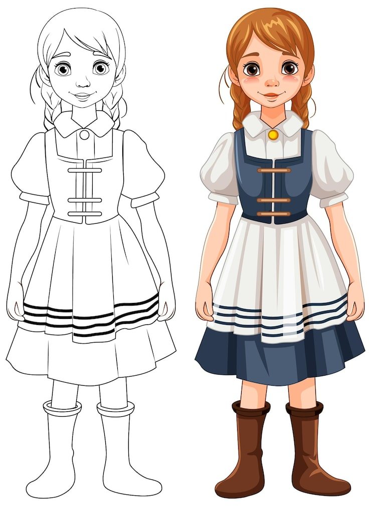 German Bavarian Outfit Woman 1308 146655