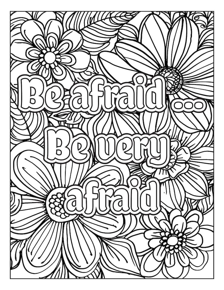 Halloween Quotes Coloring Pages 588554 10440