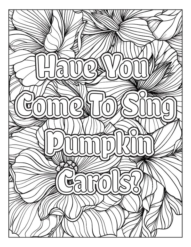 Halloween Quotes Coloring Pages 588554 10445