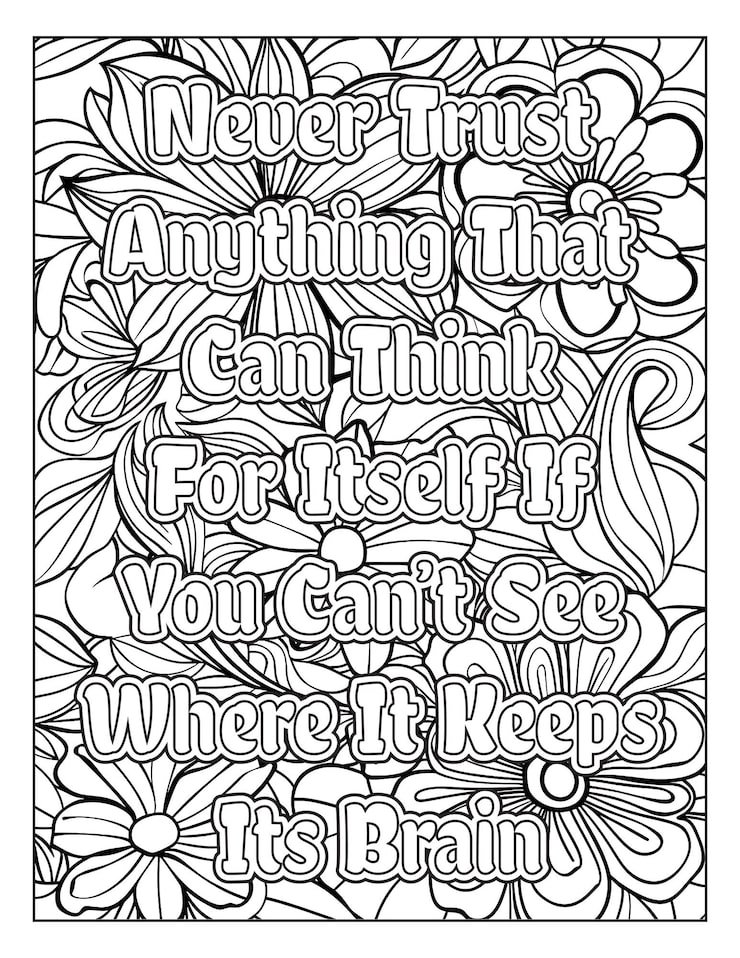 Halloween Quotes Coloring Pages 588554 10453