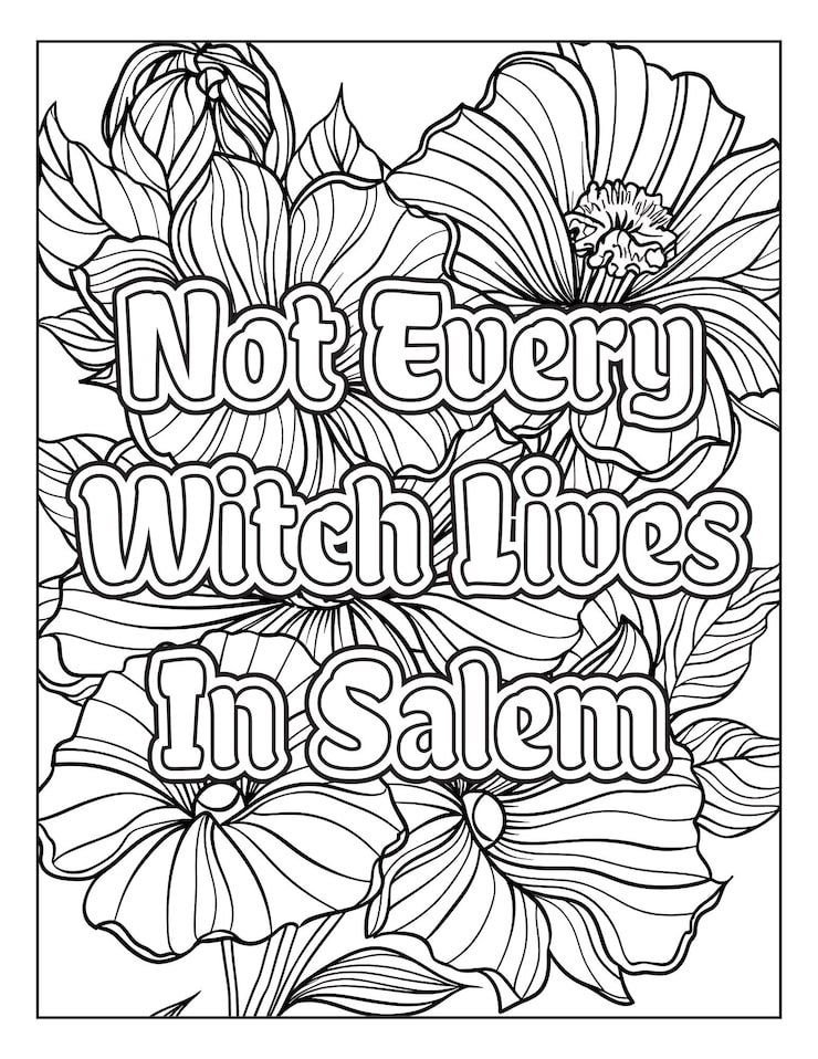 Halloween Quotes Coloring Pages 588554 10471