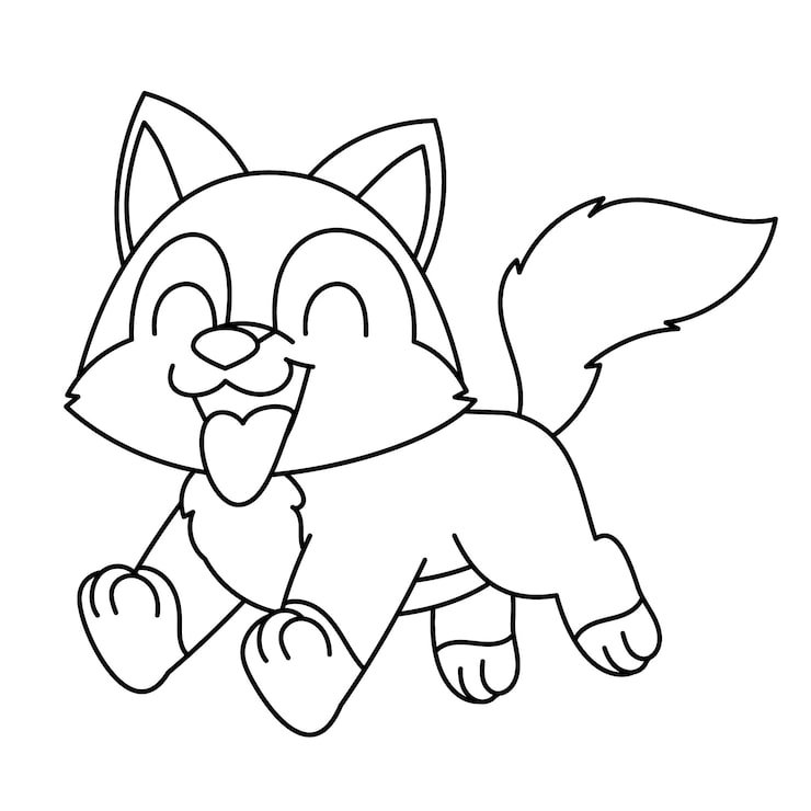 Hand Drawn Dog Outline Illustration 23 2149291240