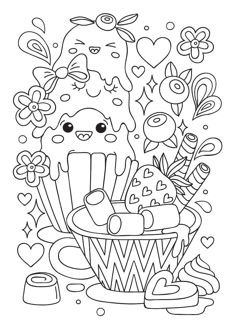 Hand Drawn Kawaii Illustration 23 2151226705