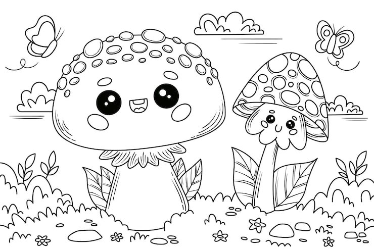 Hand Drawn Mushroom Illustration 23 2151199730