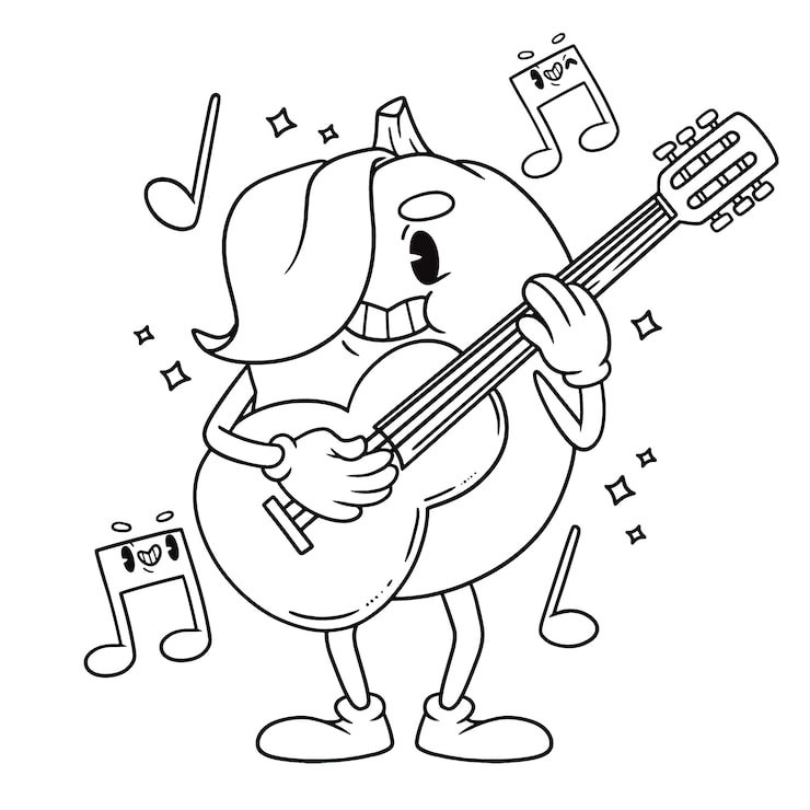 Hand Drawn Retro Cartoon Coloring Illustration 23 2151330550