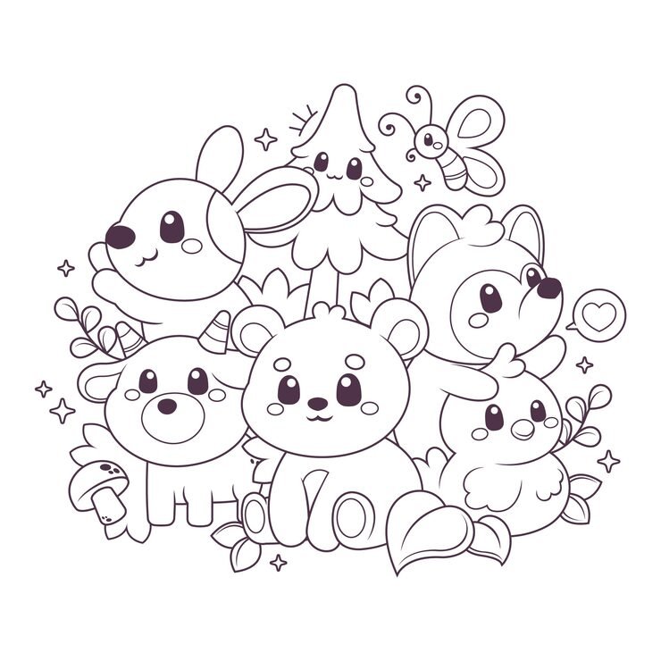 Hand Drawn Zoo Animals Illustration 23 2151187371