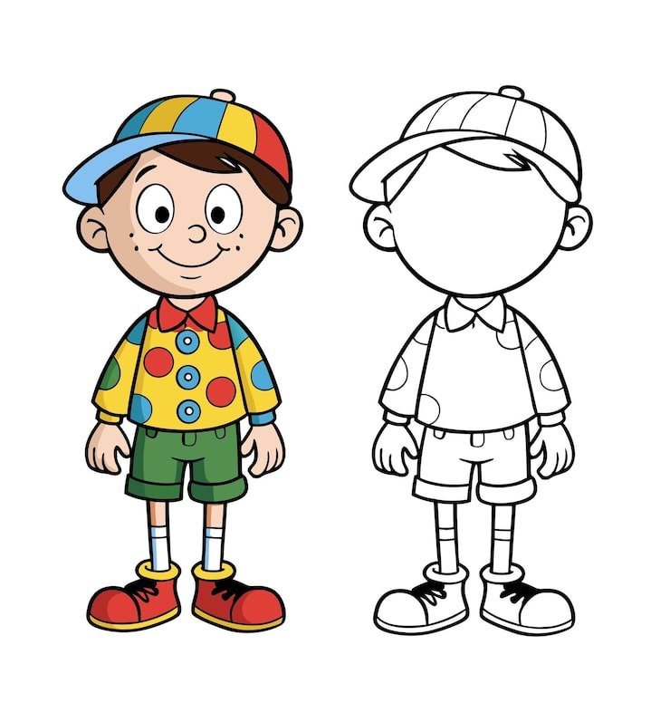 Happy Boy Colorful Outfit 1283348 110144