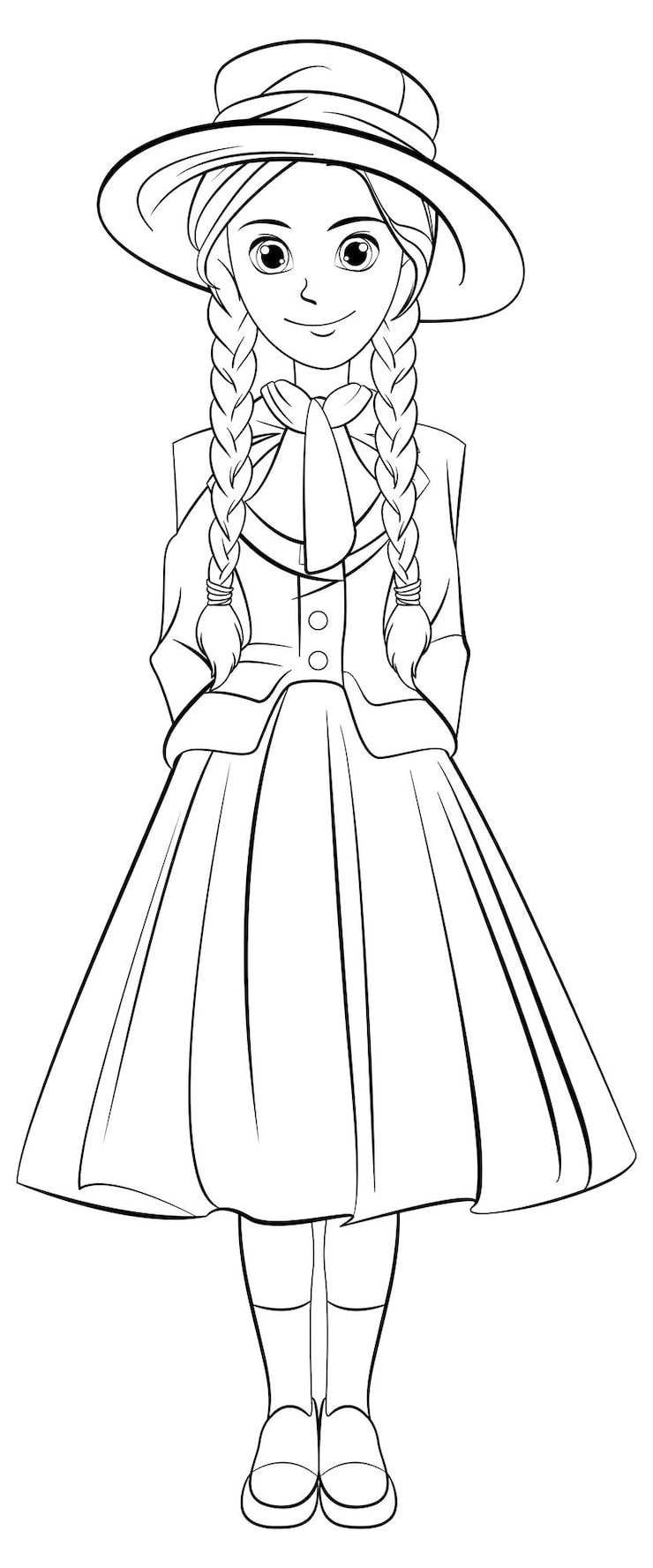 Outline Woman Vintage Outfit 1308 150508