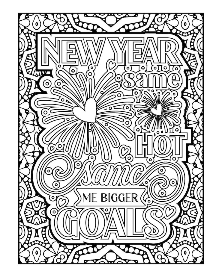 Poster That Says New Year S Big Goals 210025 2585
