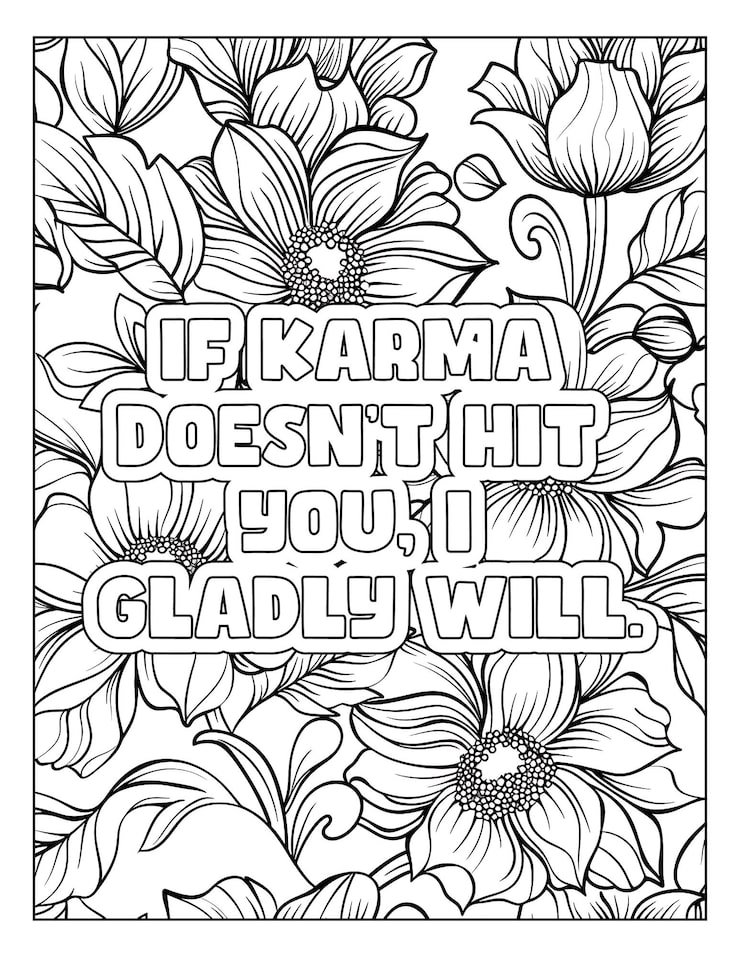 Sarcastic Quotes Coloring Page 588554 10323