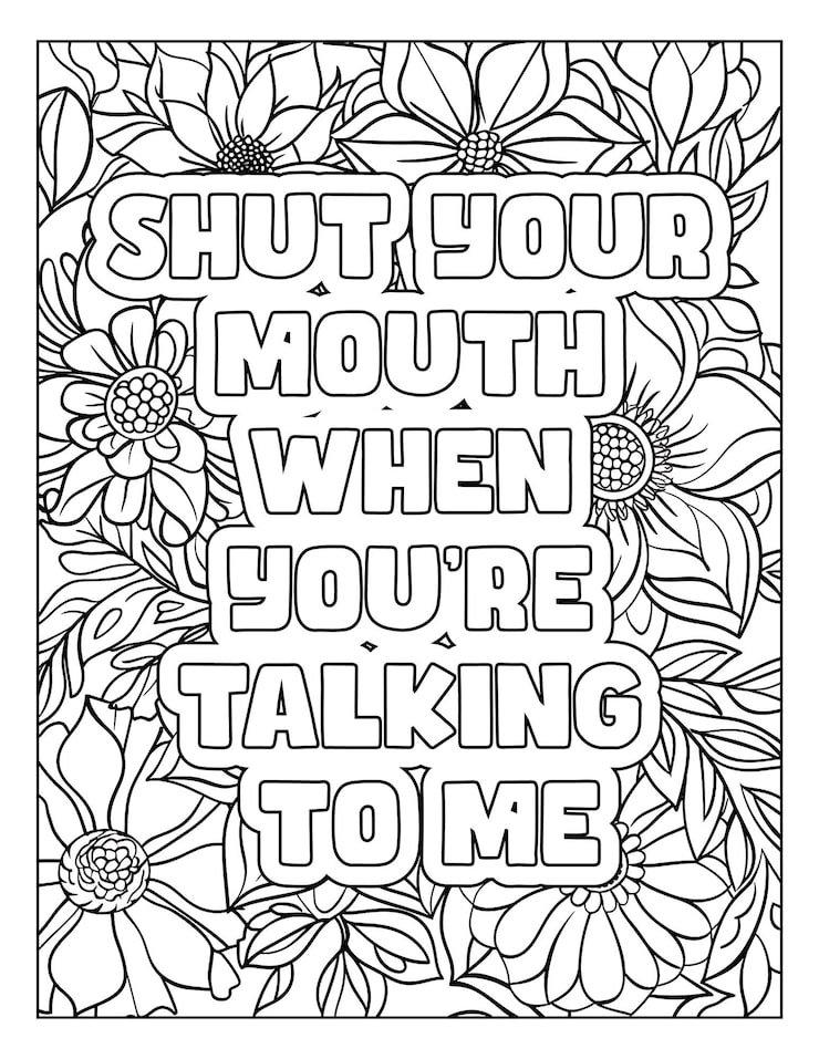 Sarcastic Quotes Coloring Page 588554 10327
