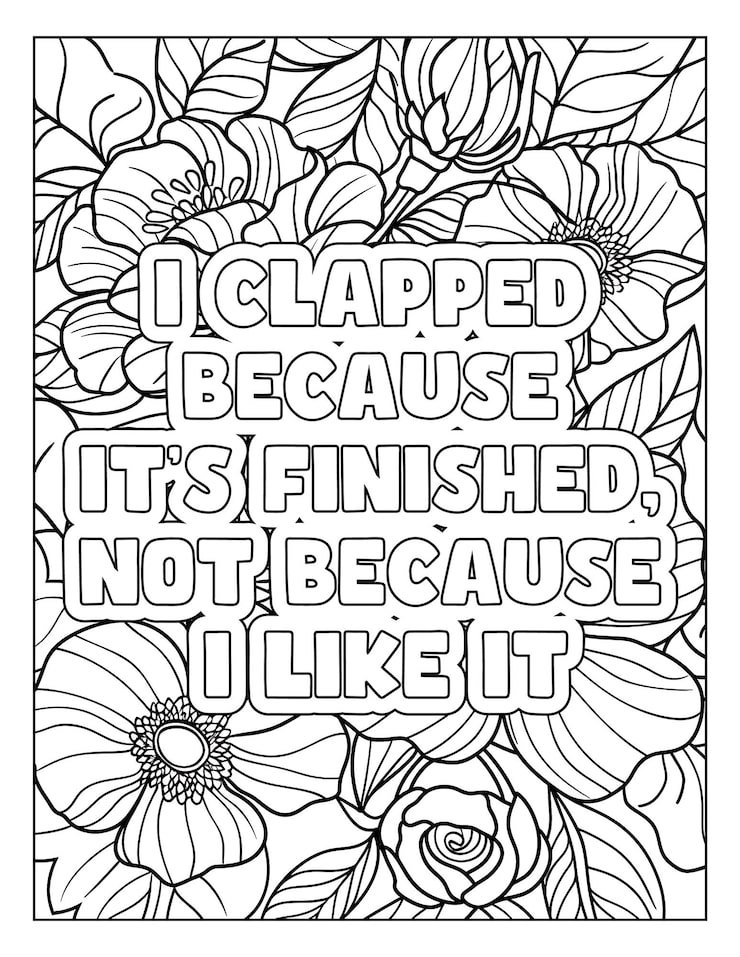 Sarcastic Quotes Coloring Page 588554 10328