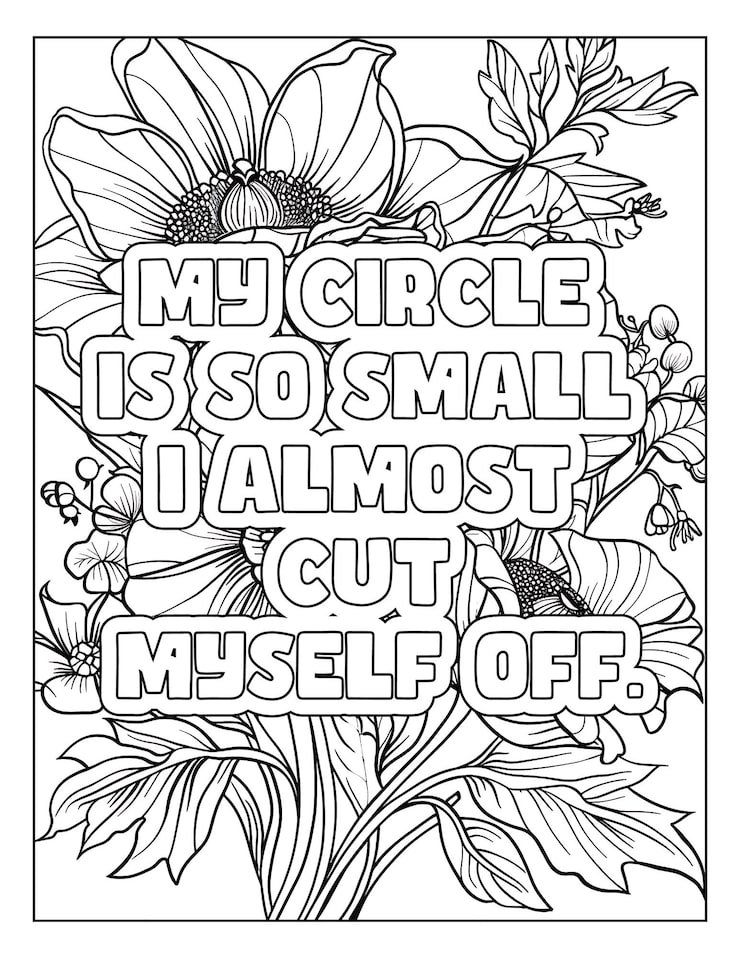 Sarcastic Quotes Coloring Page 588554 10331