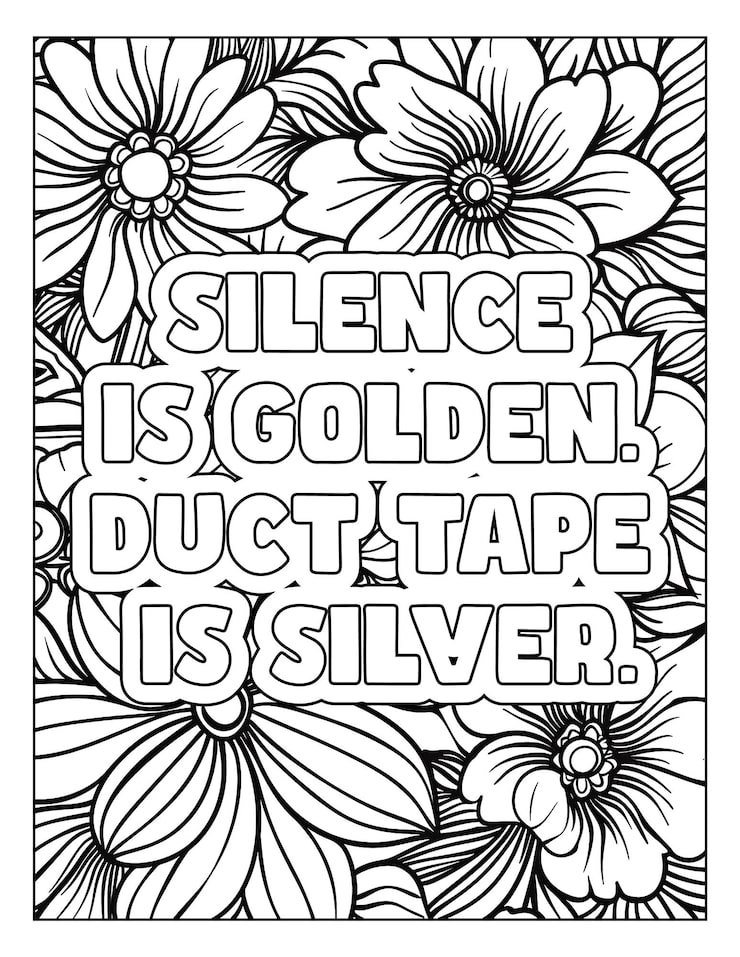 Sarcastic Quotes Coloring Page 588554 10337