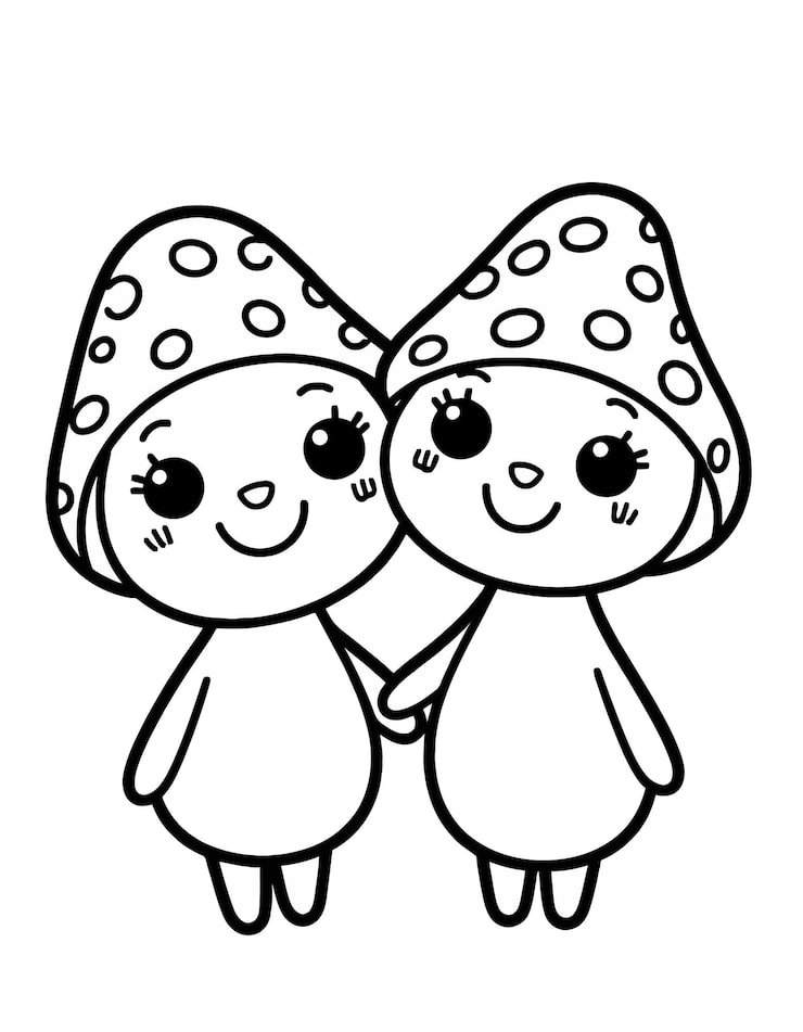Two Cartoon Characters Are Holding Hands One Has Other Holding Flower 1166600 981