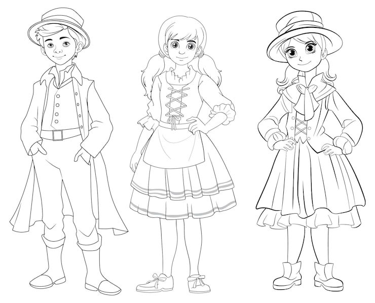 Vintage Childrens Fashion Illustration 1308 169680